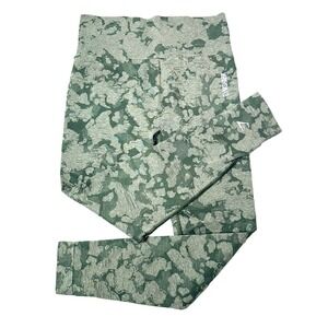 GYMSHARK Adapt Camo Seamless Leggings Size L, Green Women's